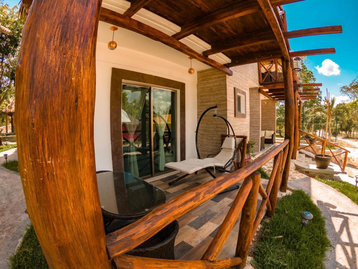 Hotel Pancho Villas Bacalar - Free Bikes And Paddles Luaran gambar