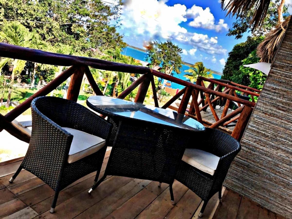 Hotel Pancho Villas Bacalar - Free Bikes And Paddles Luaran gambar
