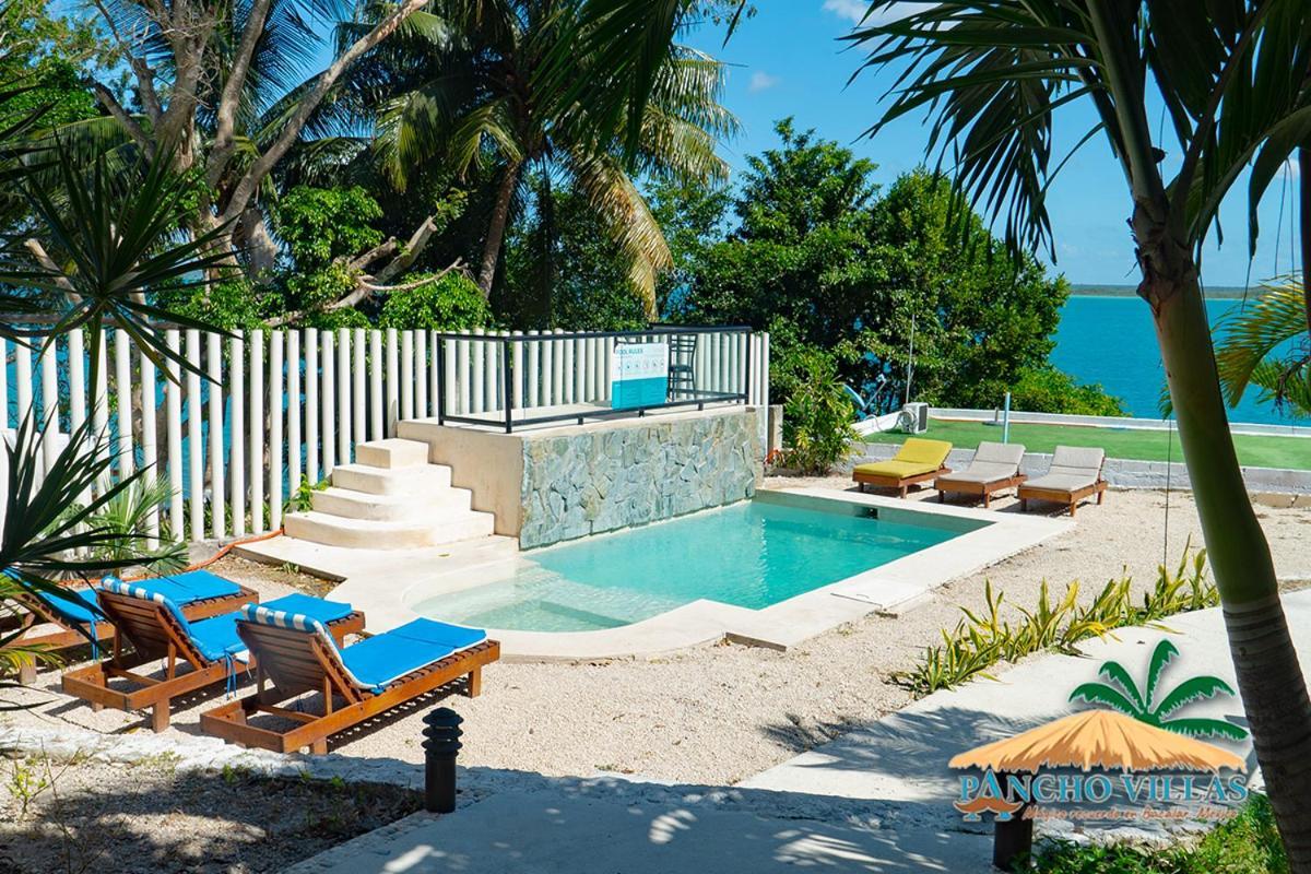 Hotel Pancho Villas Bacalar - Free Bikes And Paddles Luaran gambar