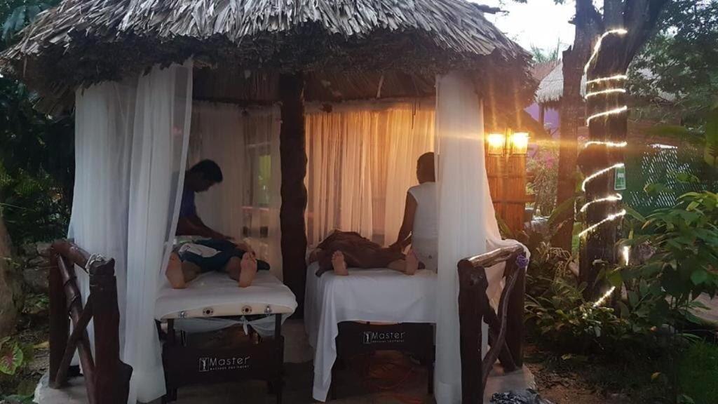 Hotel Pancho Villas Bacalar - Free Bikes And Paddles Luaran gambar